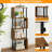 S-Shaped Geometric Bookshelf