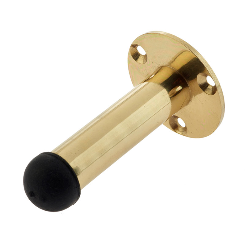 Blondelle Skirting Fixed Door Stop, Polished Brass