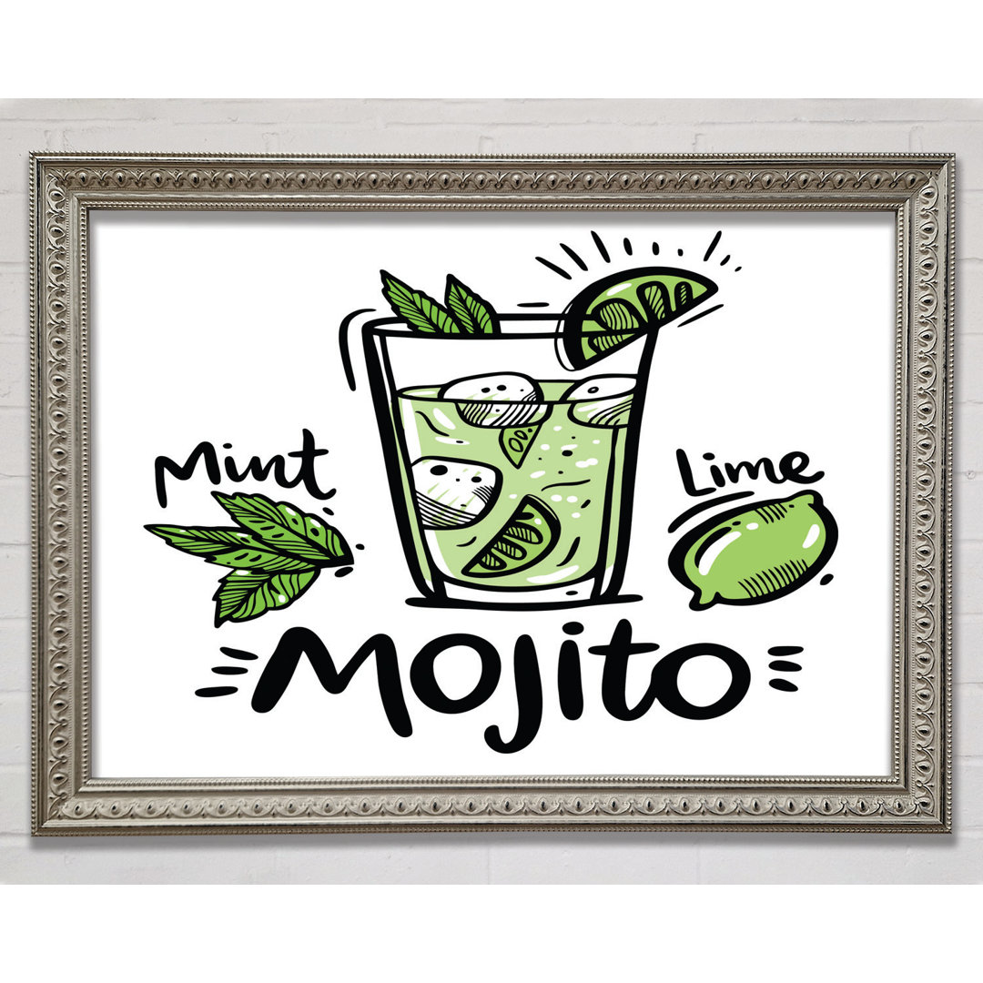 Drinks Mojito Summer - Einzelner Bilderrahmen Druck