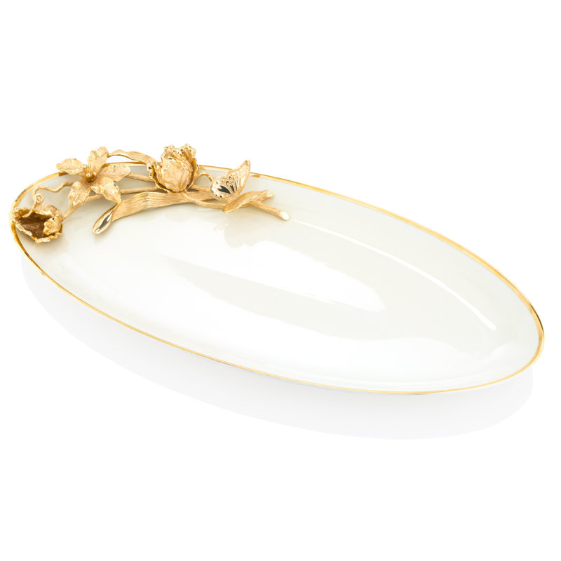 Jay Strongwater Porcelain Platter