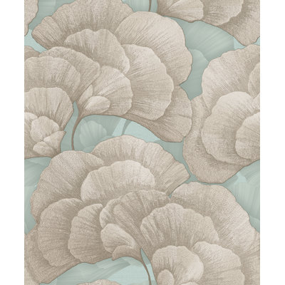 Embroidered Ginkgo Wallpaper