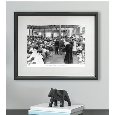 Bideford, Market Interior 1907 - Single Picture Frame Print