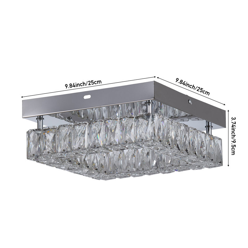 Crystal LED Flush Mount