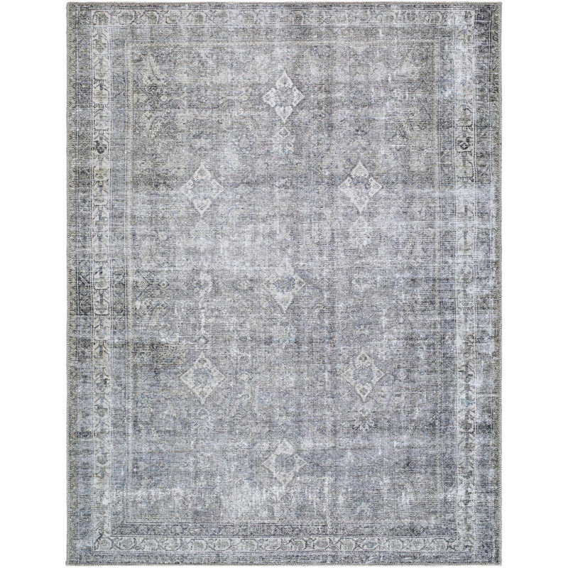 Allizon Machine Washable Area Rug, Rectangle 5'3" x 7'
