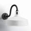 Luminaire de grange d'extérieur noir H 11,25 po Ciana-1651954155