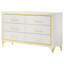 Commode de chambre à 6 tiroirs