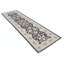 Tapis de couloir floral 3 x 10 pi, tapis de couloir de cuisine, tapis de couloir noué à la main, tapis d'escalier brun, 100% laine