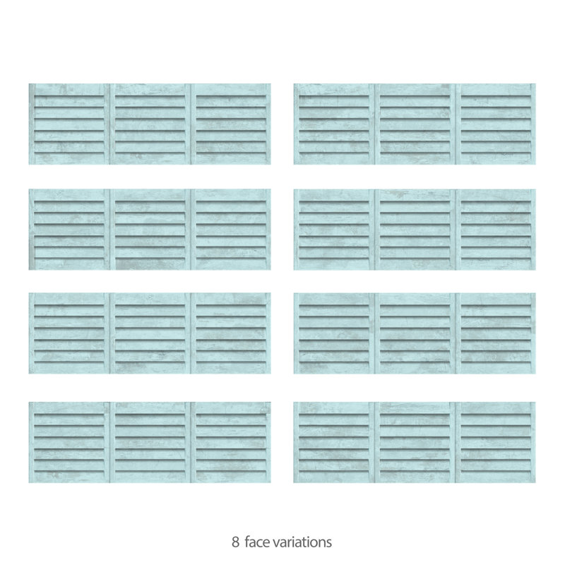 Habanera Decor 11-7/8 In. X 35-1/2 In. Ceramic Wall Tile, Blue
