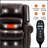 Power Lift Recliner Chair With Heat Massage, Dual Motor, Infinite Position, Up To 350 LBS, Faux Leather Upholstery-415309024