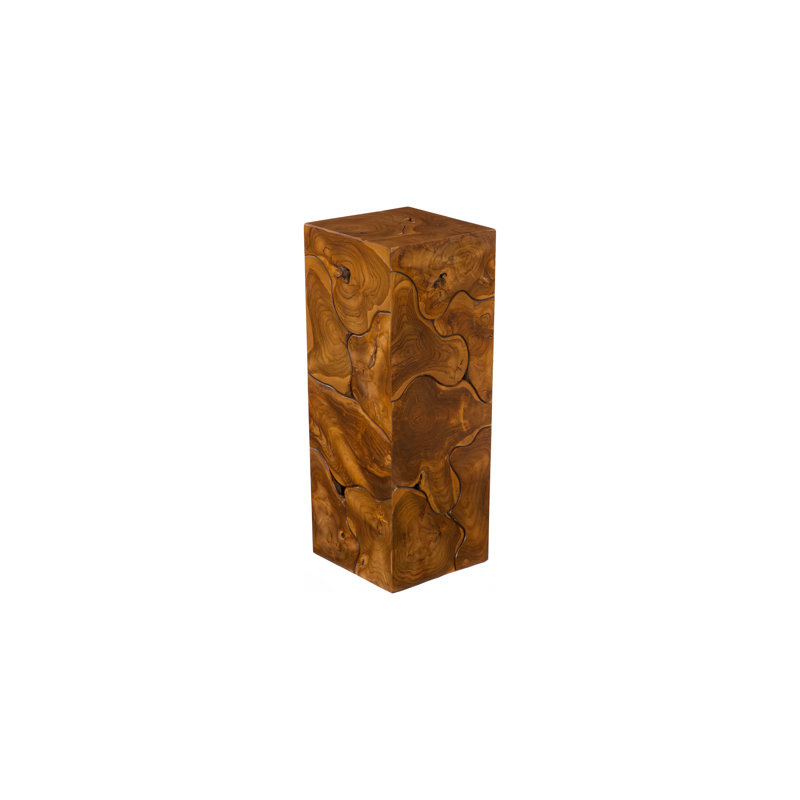 Teak Slice Pedestal