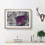 Butterfly Upon A Flower Painting - Single Picture Frame Print on MDF-56634241-56634246