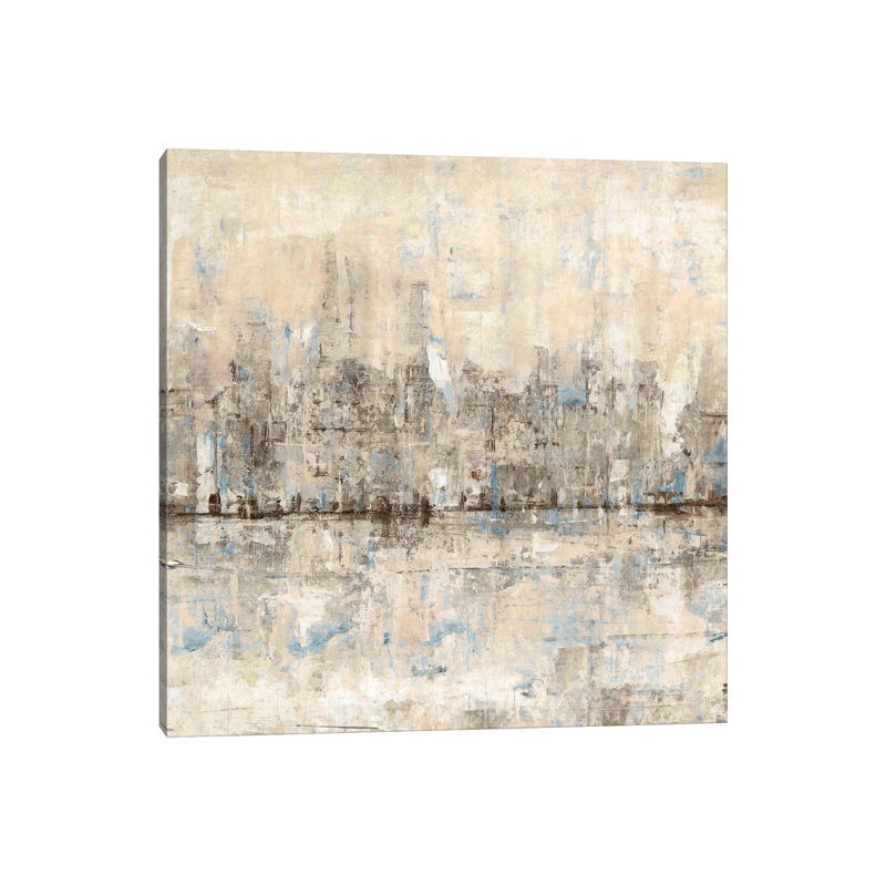 Impressionist Skyline II 1 Piece Wrapped Canvas Painting, 30.48 cm H x 30.48 cm W, Wrapped Canvas