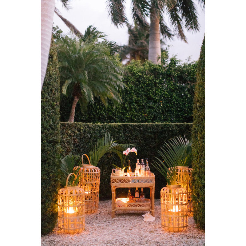 Amanda Lindroth Harbour Island Lantern, 35" H x 16" W x 16" D
