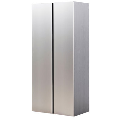 Series Metallic Gray Garage Cabinet - Wall Mounted, Soft Closing, Extra Deep Storage, Water & Heat , Stain Scratch E0 Board, Thick , Stylish Appearance, Made In Wood Water/Heat Stain/Scratch Grade