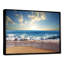 Sunrise Sea Sunset beach, art mural sur toile côtière, reproduction d'art sur la plage-377589845-377589854