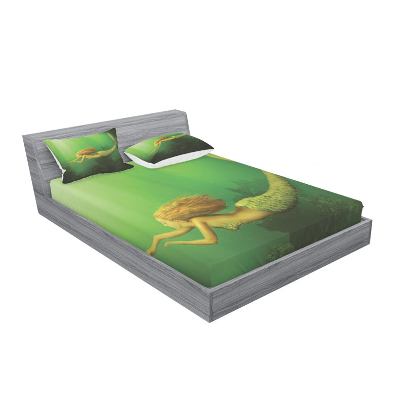 Microfiber Sheet Set, Queen Sheet Set with Fitted Sheet