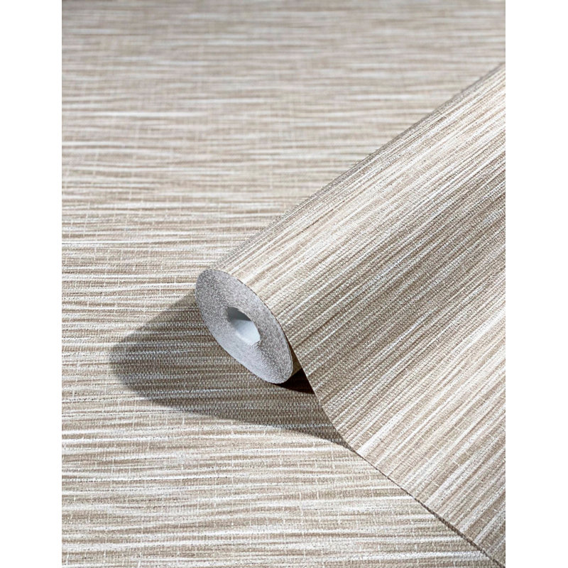 Rouleau de papier peint texturé L 33 pi x l 21 po Concord, Latté