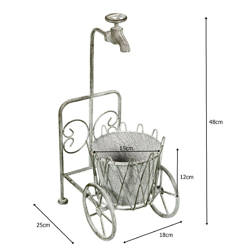 Garnica Metal Weather Resistant Plant Stand