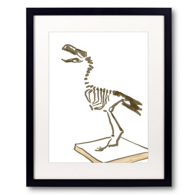 Terror Bird Framed Print
