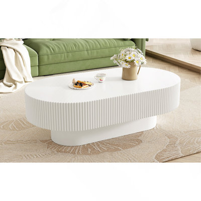 Table basse ovale