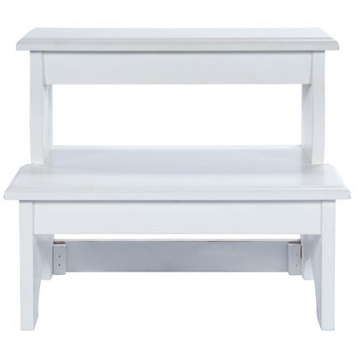 Plantation 2-Step Wood Step Stool