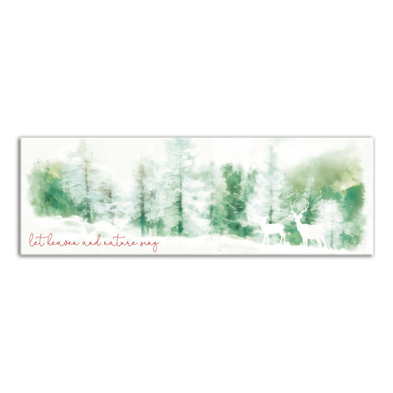 « let céleste et nature chanter », impression sur toile