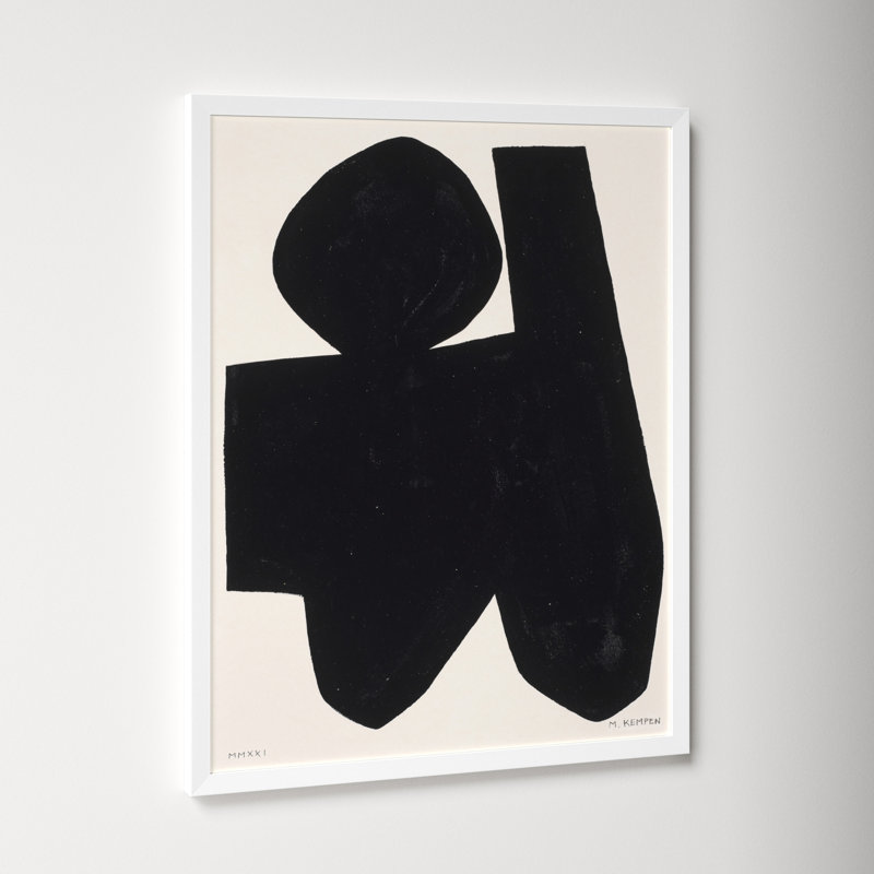 Module On White 4 by Michael Kempen, White, 38" H x 30" W x 1.25" D