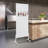 Retail Display Stand With T-Base And Wheels-271765149