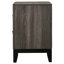Table de chevet 2 tiroirs Grey Oak