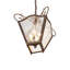 Luminaire suspendu carré 20 po 4 lumières Terena