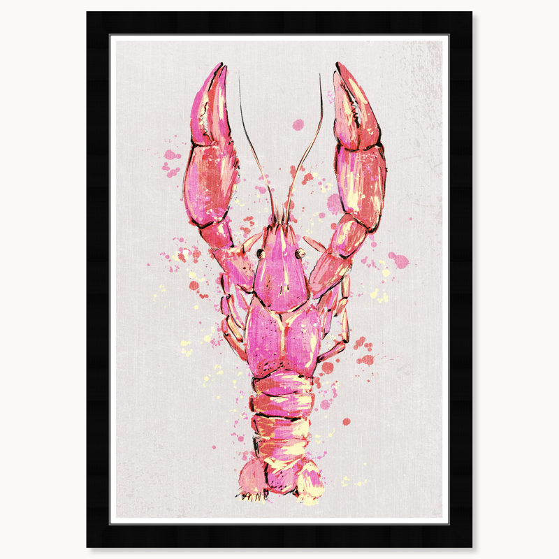 Homard rosé, Cadre noir