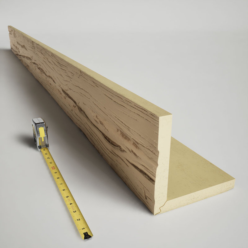 Sangle à poutre lisse, à utiliser avec poutre en bois Heritage, Désert de Sonora, 22'L, 12"H x 4"W