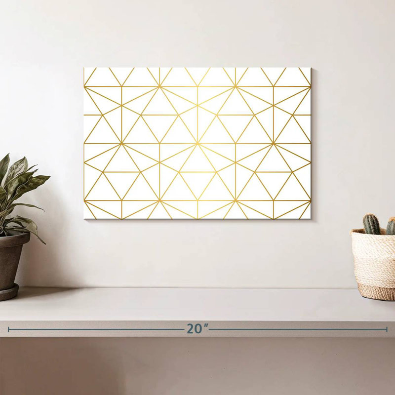 Avery Golden Lattice, 8" H x 12" W