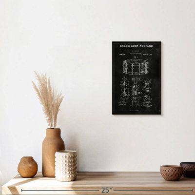 «Snare Drum Muffler», brevet sur toile