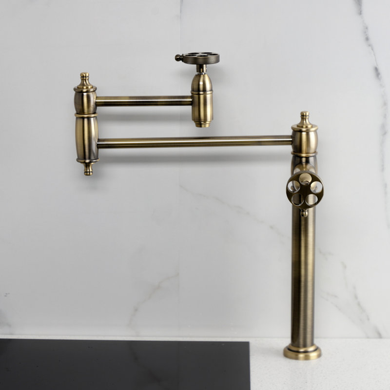 Robinet remplisseur Wendell, Laiton antique