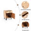 Table de chevet en bois massif