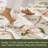 Chinoiserie Carpet Vintage Floral Rug Washable Non-slip Beige/Blue-377265323-369111552