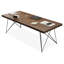 Bureau rectangulaire en bois massif noyer, noir-1226940680