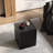 1Pc Wood-Look Square-Column End Table, Patio Table
