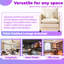 Fauteuil de salon avec fauteuil rembourré épais et ensemble de 3 coussins pour l'intérieur-2052471202