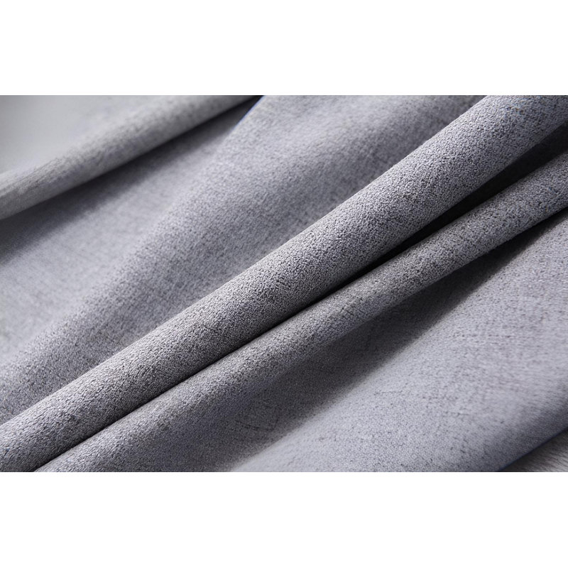 Zihao Cotton Blend Room Darkening Curtain Single Panel, 70.86" W x 106.3" H