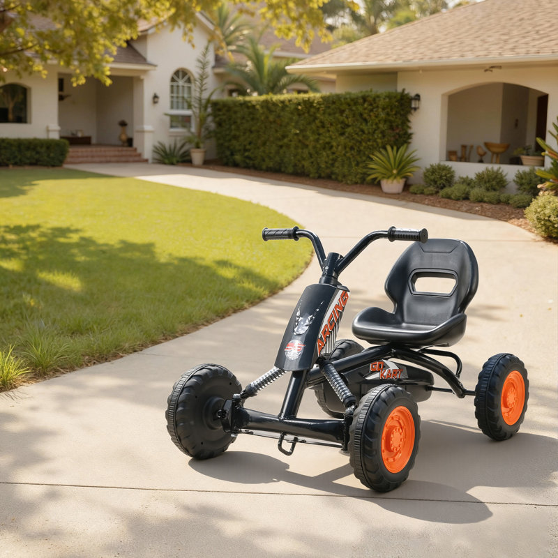 HOMCOM Pedal Ride On, Black