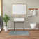 Lordear 17'' Ceramic Rectangular Bathroom Sink with Overflow