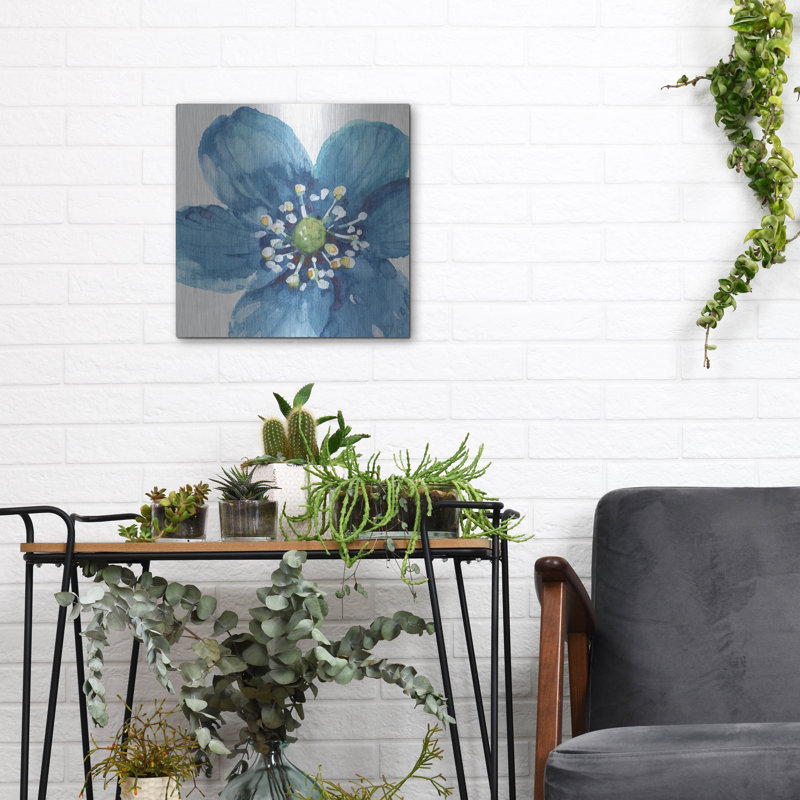 «Blue and Green Garden V» par Lisa Audit, H 12 po x l 12 po