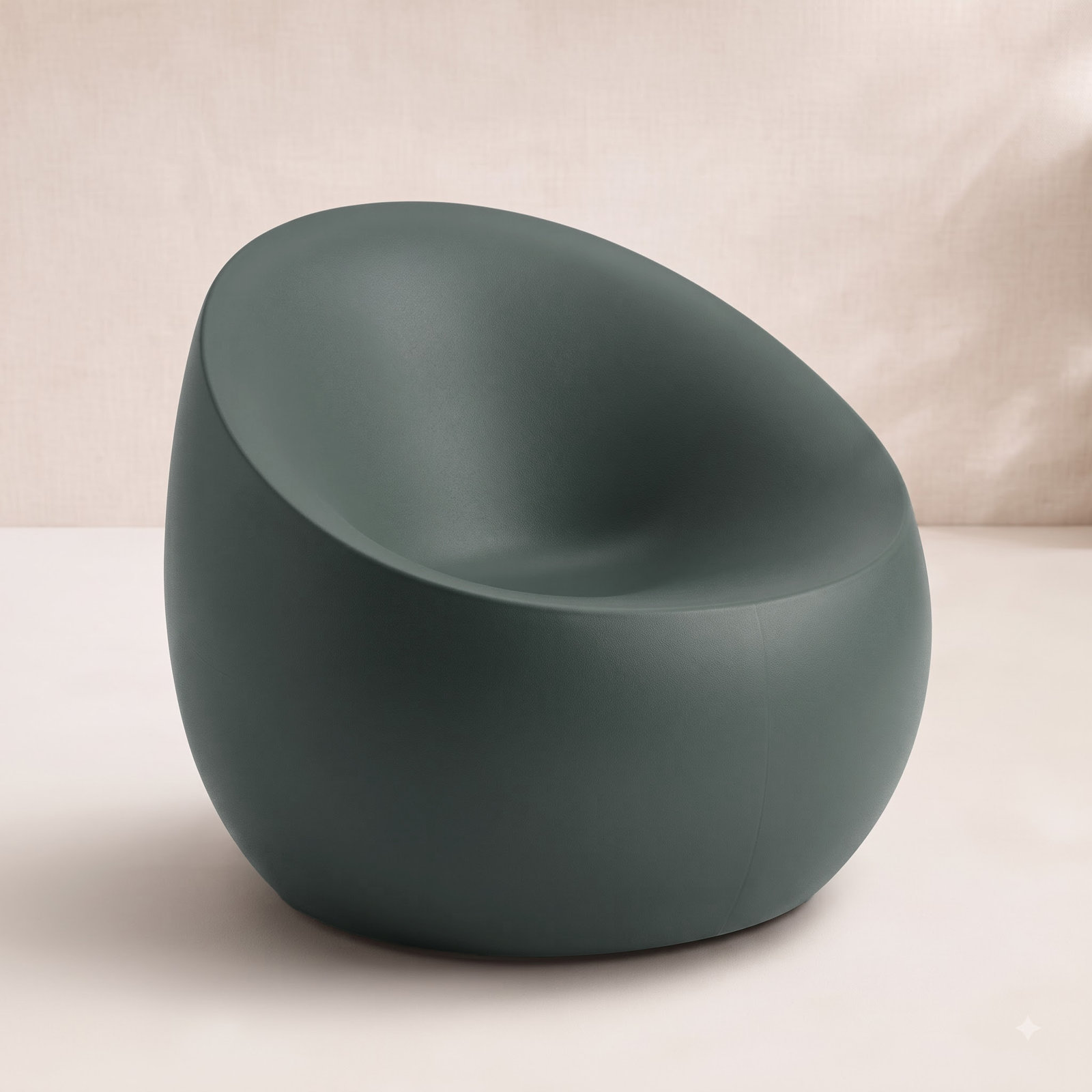Stone Patio Lounge Chair, Green