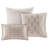 7 Piece Chenille Comforter - Taupe King Luxury Bed