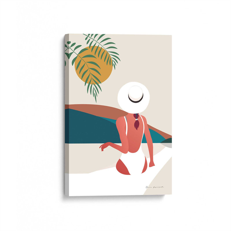«Holiday Vibes I», toile tendue, H 18 po x l 12 po
