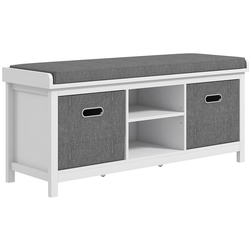 Shoe Bench with Cushion with Padded Seat