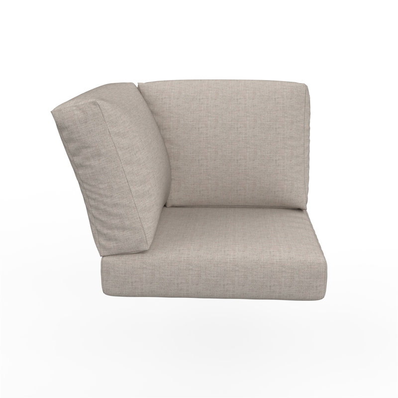 Sunbrella® Outdoor Corner Chair Cushions, Cast Silver