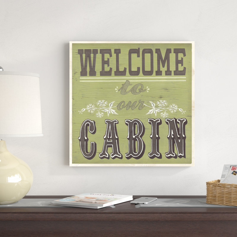 Cabin Life I, H 20 po x l 20 po x P 1,25 po